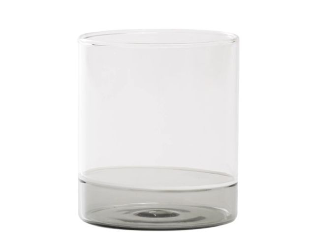 Bicchiere tumbler filo bianco grigio
