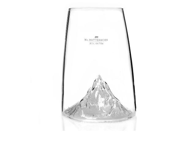 Long Drink Glass Topographic Cervino Alaskan Maker 189450 200vdm