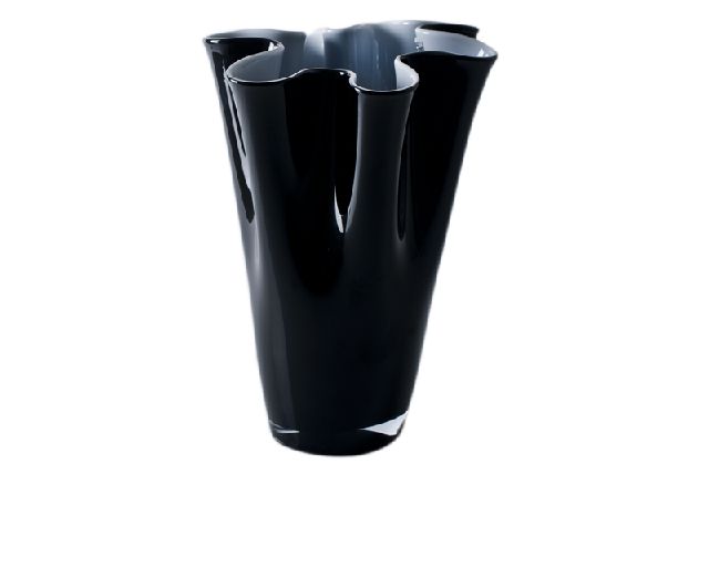 Vase wave black
