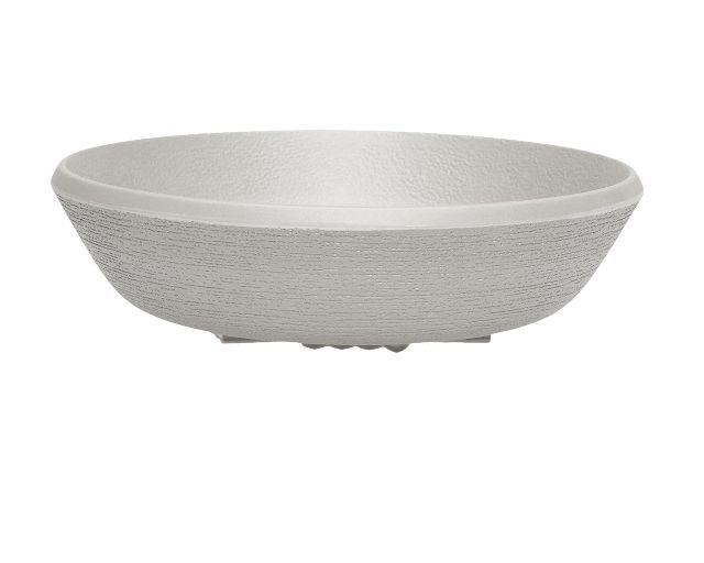 Soup plate trama grey