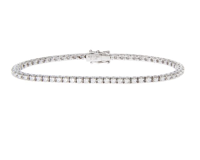Bracciale tennis oro 750‰ e diamanti ct. 1.50