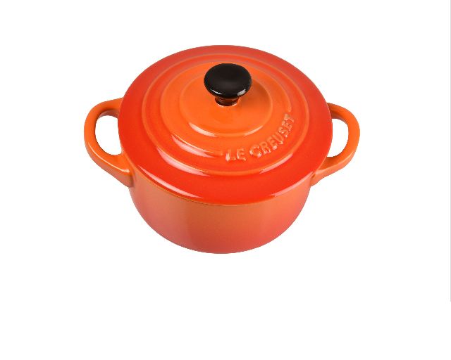 Mini cocotte gres arancio