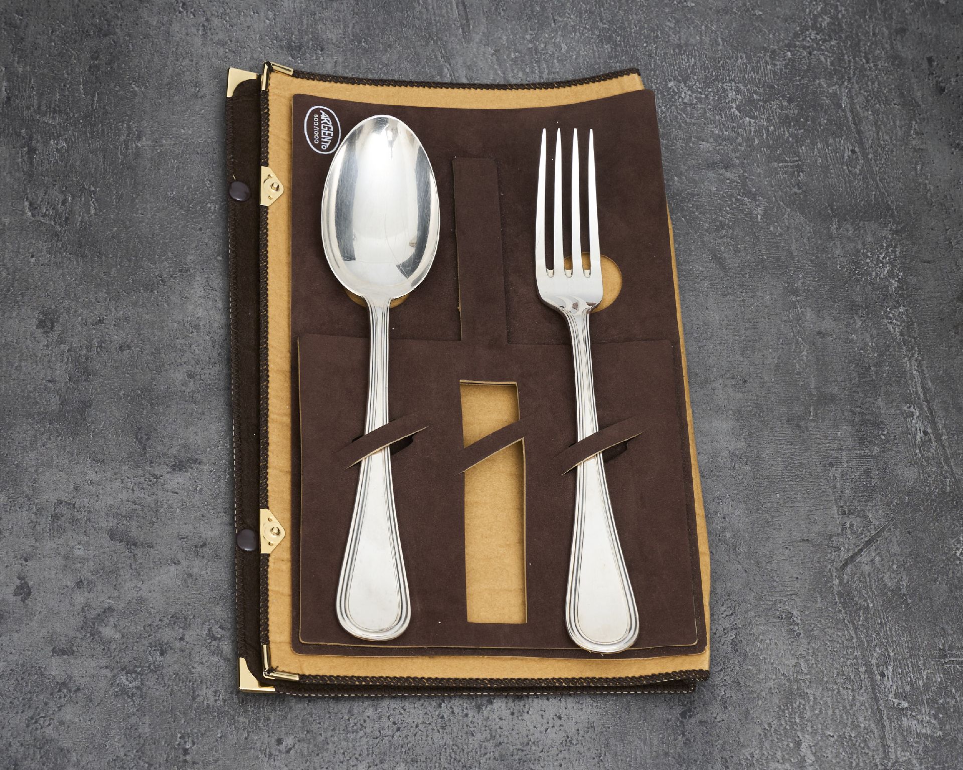 Legumes Cutlery Set Silver In English Style Zanolli Vintage 186353 Us0007321