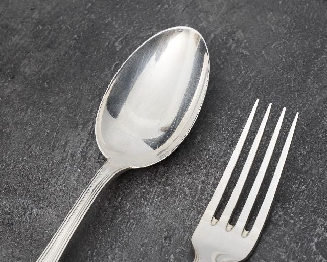 Legumes Cutlery Set Silver In English Style Zanolli Vintage 186353 Us0007321