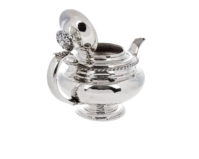 Teapot Silver London Gb 1824 1825 Selezione Zanolli 134096 V81r0708