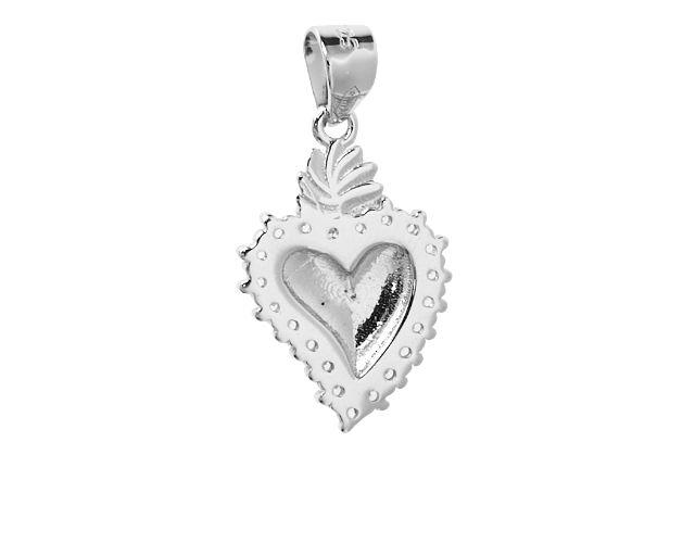 Pendant Heart Silver With Zircons Selezione Zanolli 186140 611ci00176