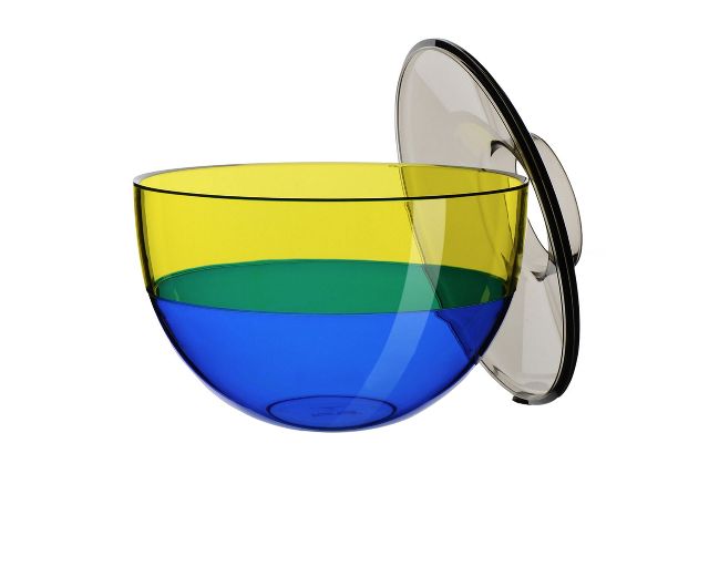 Vaso Shibuya Fume Giallo Blu Kartell
