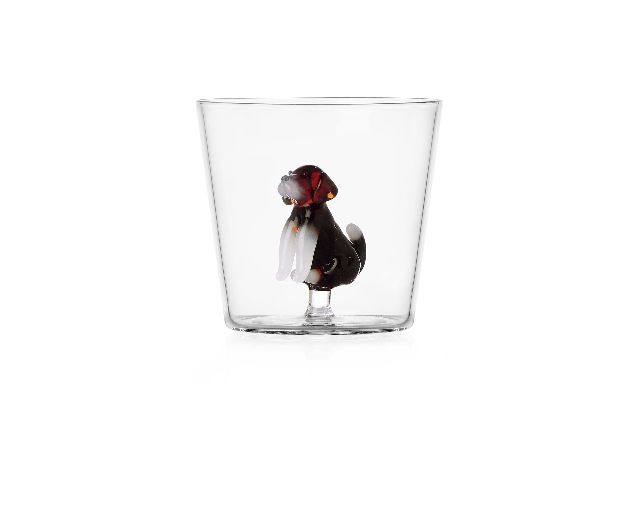 Tumbler glass dogs english foxhound