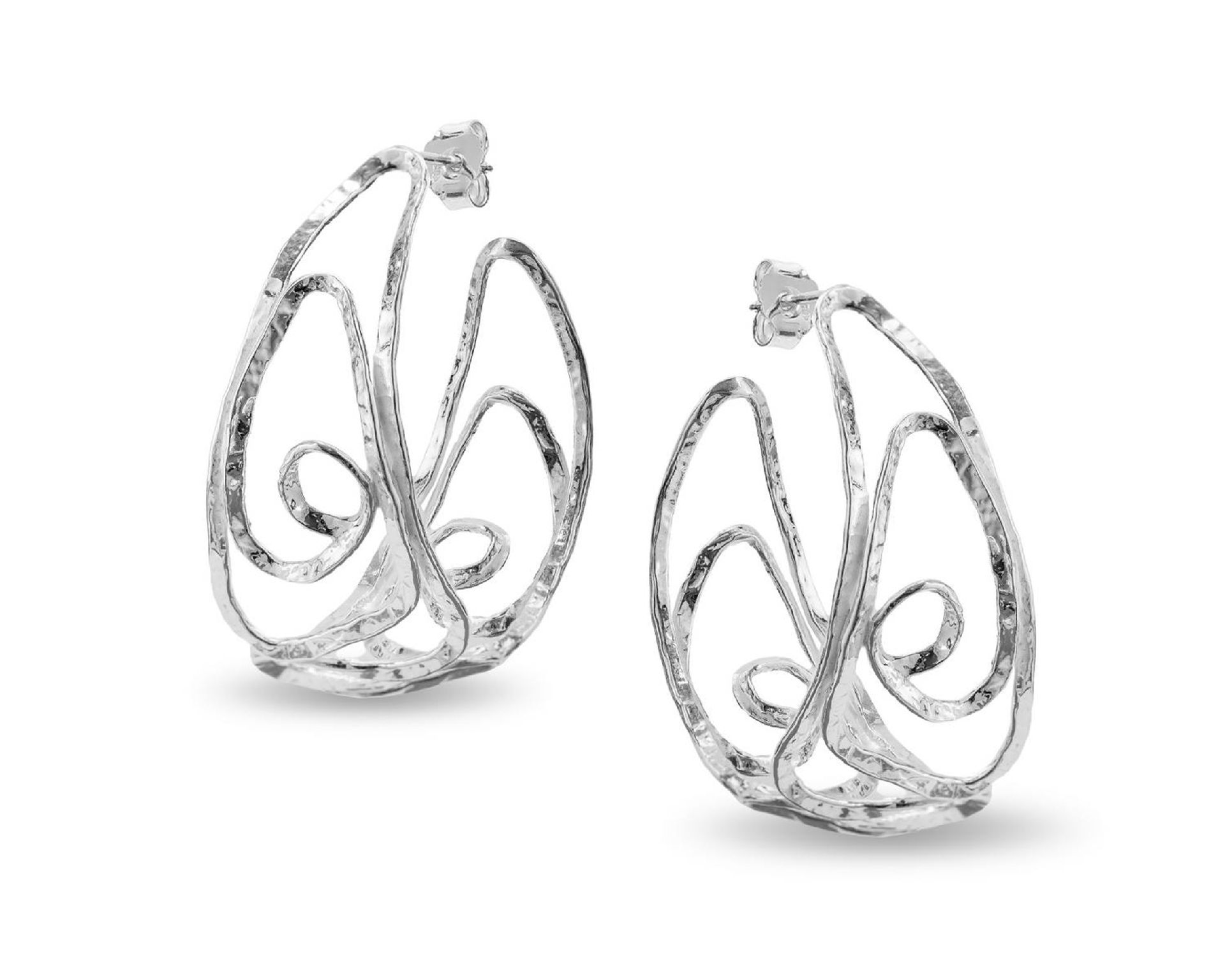 Orecchini Tea Argento Con Ovali Spirale Selezione Zanolli 189793 922or7770