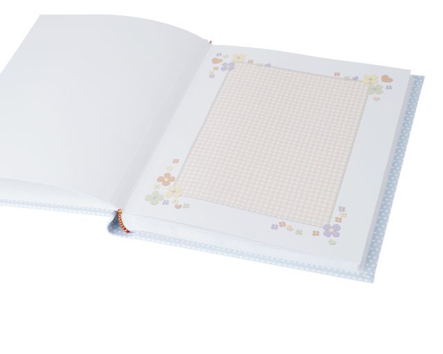 Album Teddy Bear Pvd Silver With Picture Frame Blue Selezione Zanolli 163525 875pu857220ac