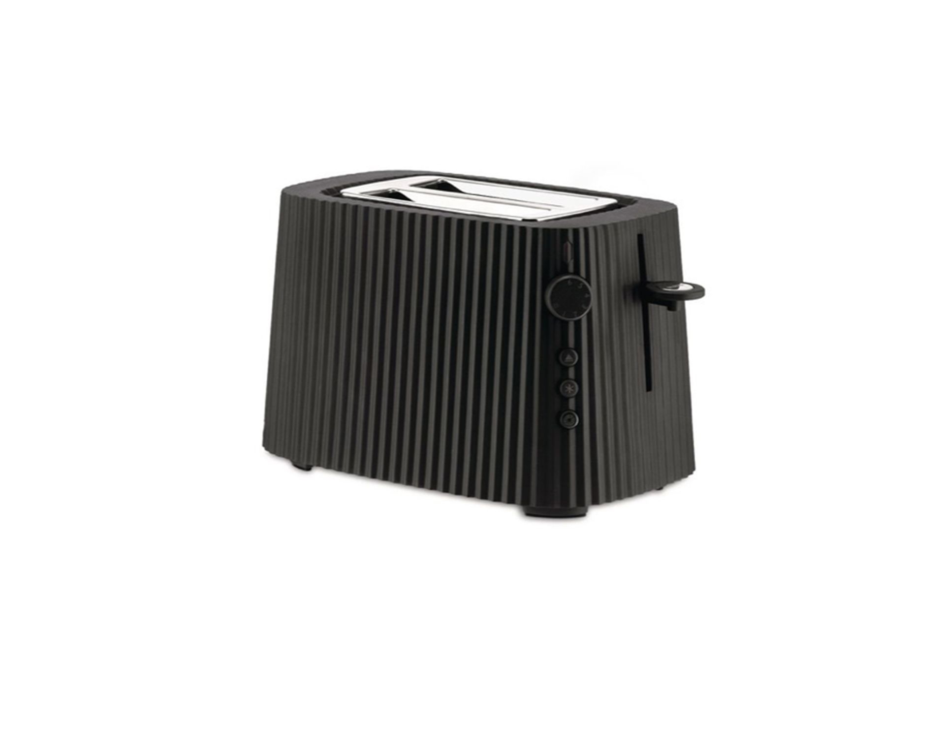 Toaster Plisse Black Alessi 166217 902mdl08b