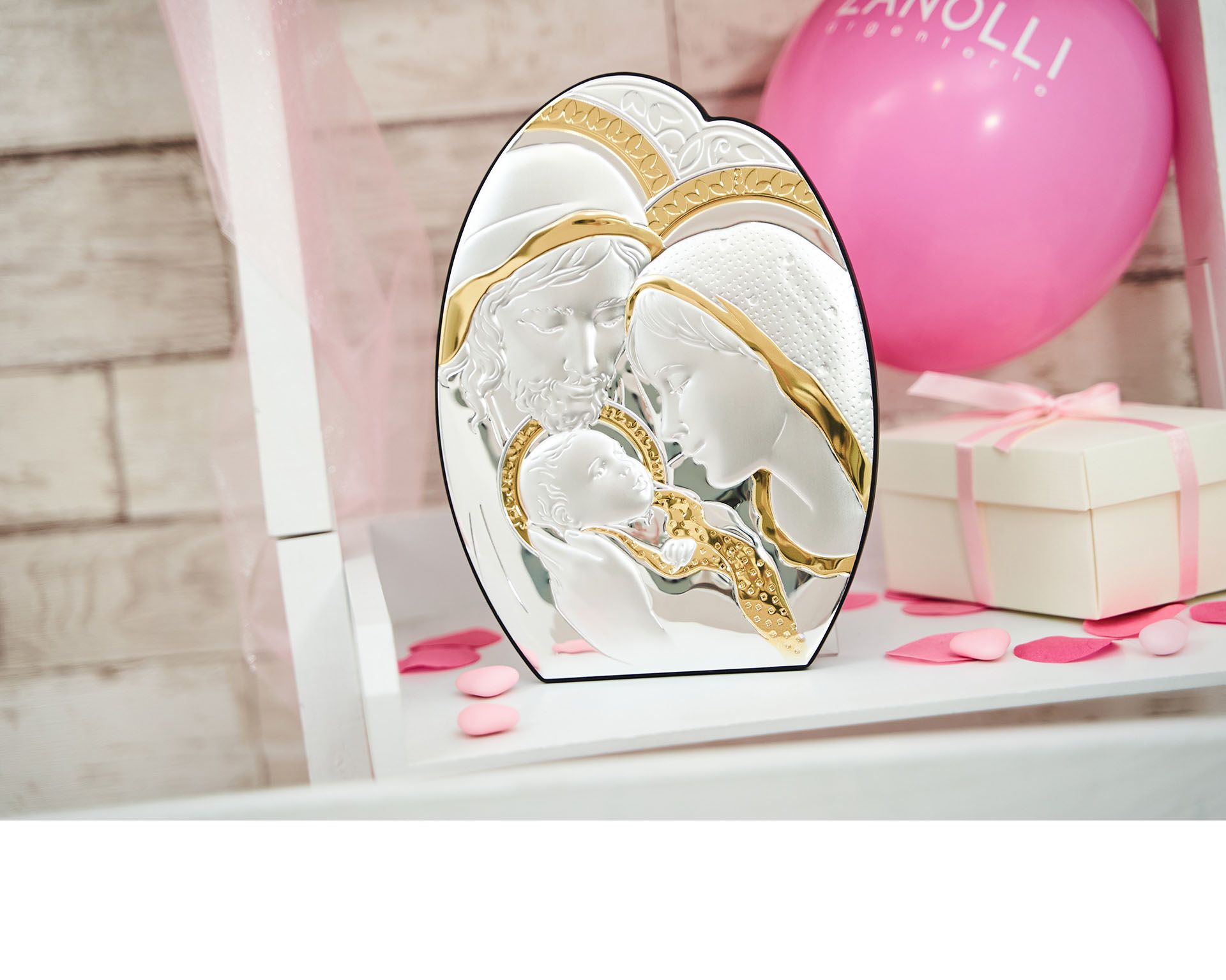 Sacra Famiglia Argento Pvd Selezione Zanolli 167085 875pu84124