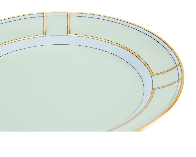 Dessert Plate Diva Porcelain Green Richard Ginori 183584 F00800pt1100200d00