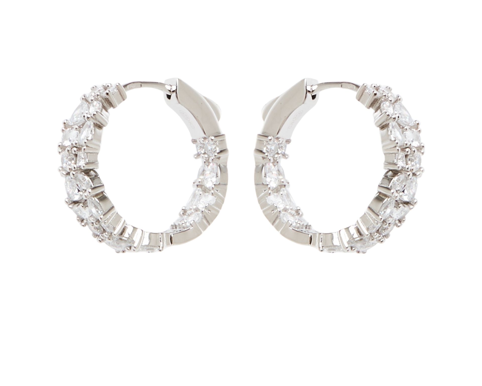 Earrings Silver With Zircons Sovrani 187485 814j11016