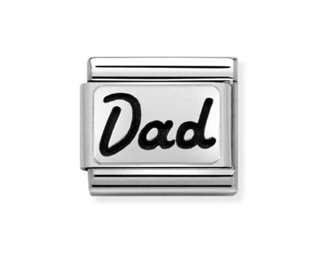 Dad composable steel and silver