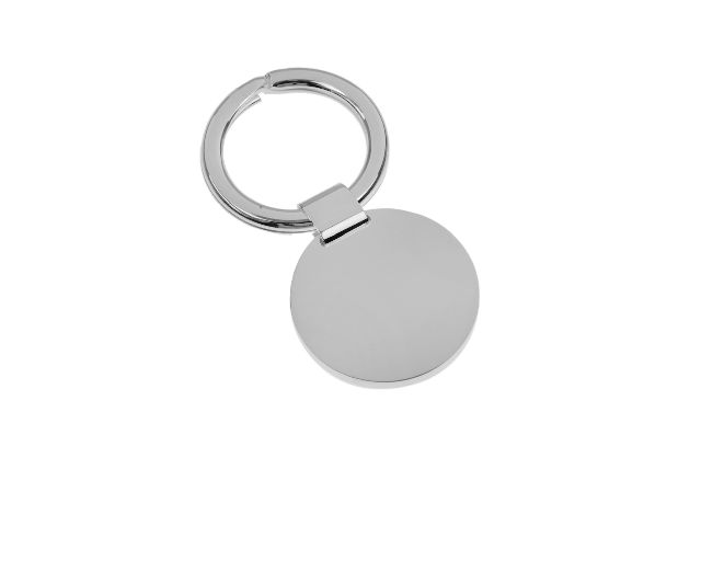 Keychain Silver With Round Plate Selezione Zanolli 154277 2vb48pct
