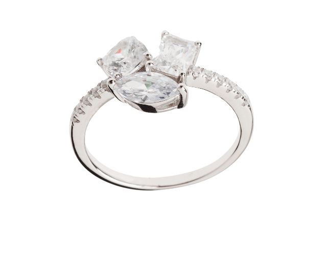 Anello argento con cubic zirconia