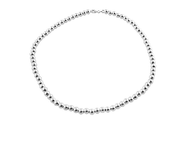 Collana a palle argento