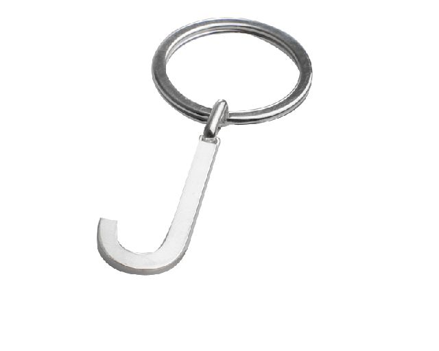 Keychain Silver J Letter Selezione Zanolli 10955 2vpcj