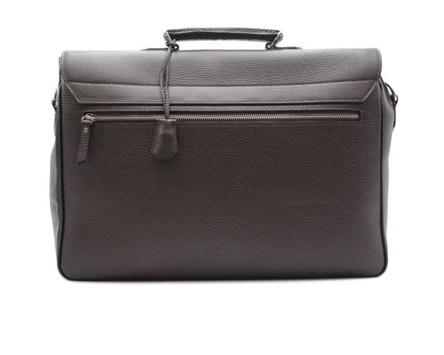 Briefcase Job Leather Brown With Two Pockets Selezione Zanolli 171680 9381002brw