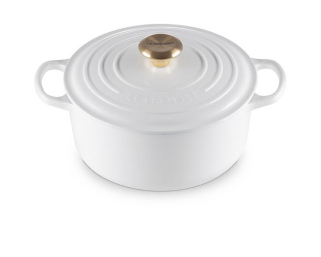 Round Cocotte Evolution Cast Iron White Le Creuset