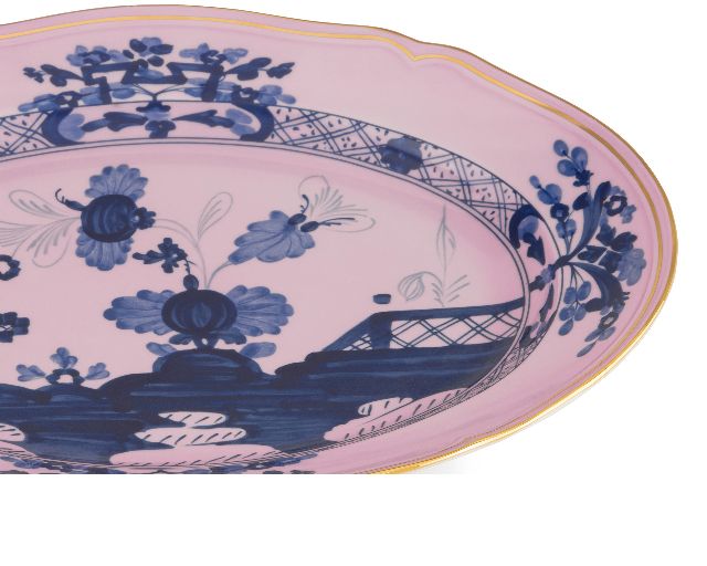 Vassoio Ovale Oriente Italiano Azalea Porcellana Richard Ginori 150935 F00300vs1300340a59