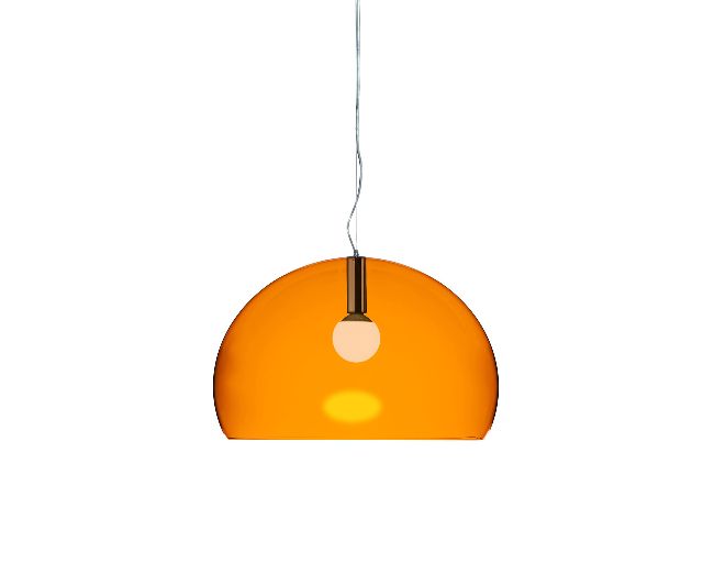 Lampada sospensione big fl/y arancio