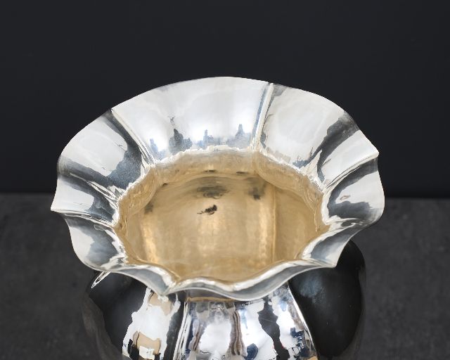 Vaso Argento In Stile Settecento Usato Ricondizionato Zanolli Vintage 190545 Us0008766