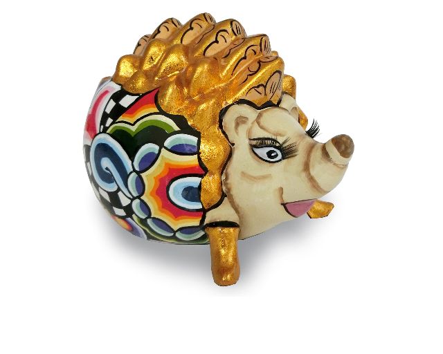 Hedgehog hector hand painted