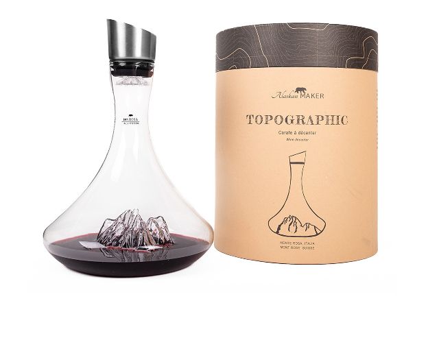 Decanter Topographic Monte Rosa Alaskan Maker 189437 200cmr