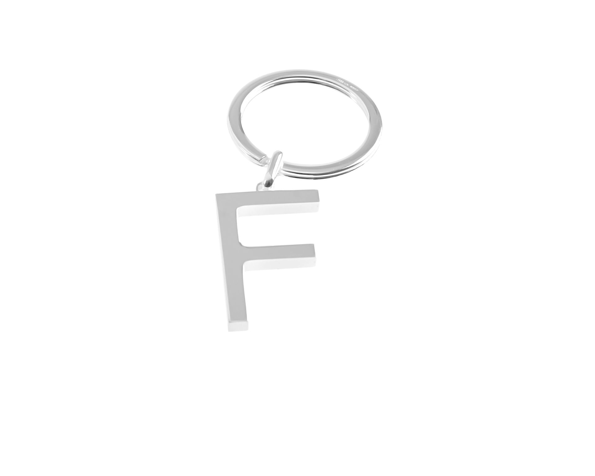 Keychain Silver F Letter Selezione Zanolli 10950 2vpcf