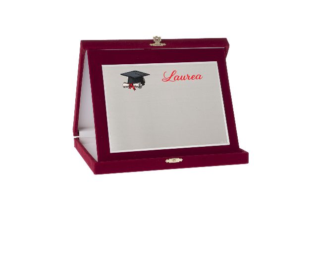Targa Laurea Argento Con Astuccio Selezione Zanolli 163607 665laurea1813