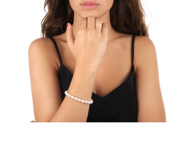 Bracelet Gold 750 And Akoya Pearls Selezione Zanolli