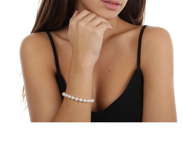 Bracelet Gold 750 And Akoya Pearls Selezione Zanolli