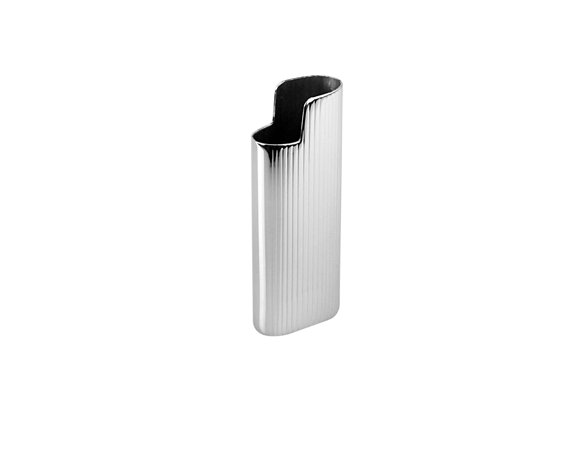 Lighter Holder Silver Stripe Selezione Zanolli