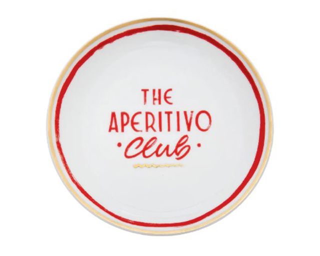 Little plate the club porcelain aperitivo