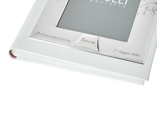 Photo Album Tree Of Life Bilaminated Silver White Selezione Zanolli