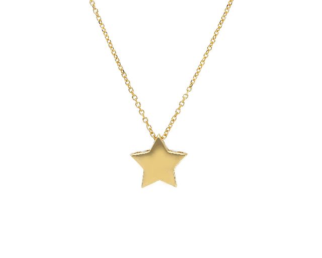 Necklace gold 750‰ with star pendant