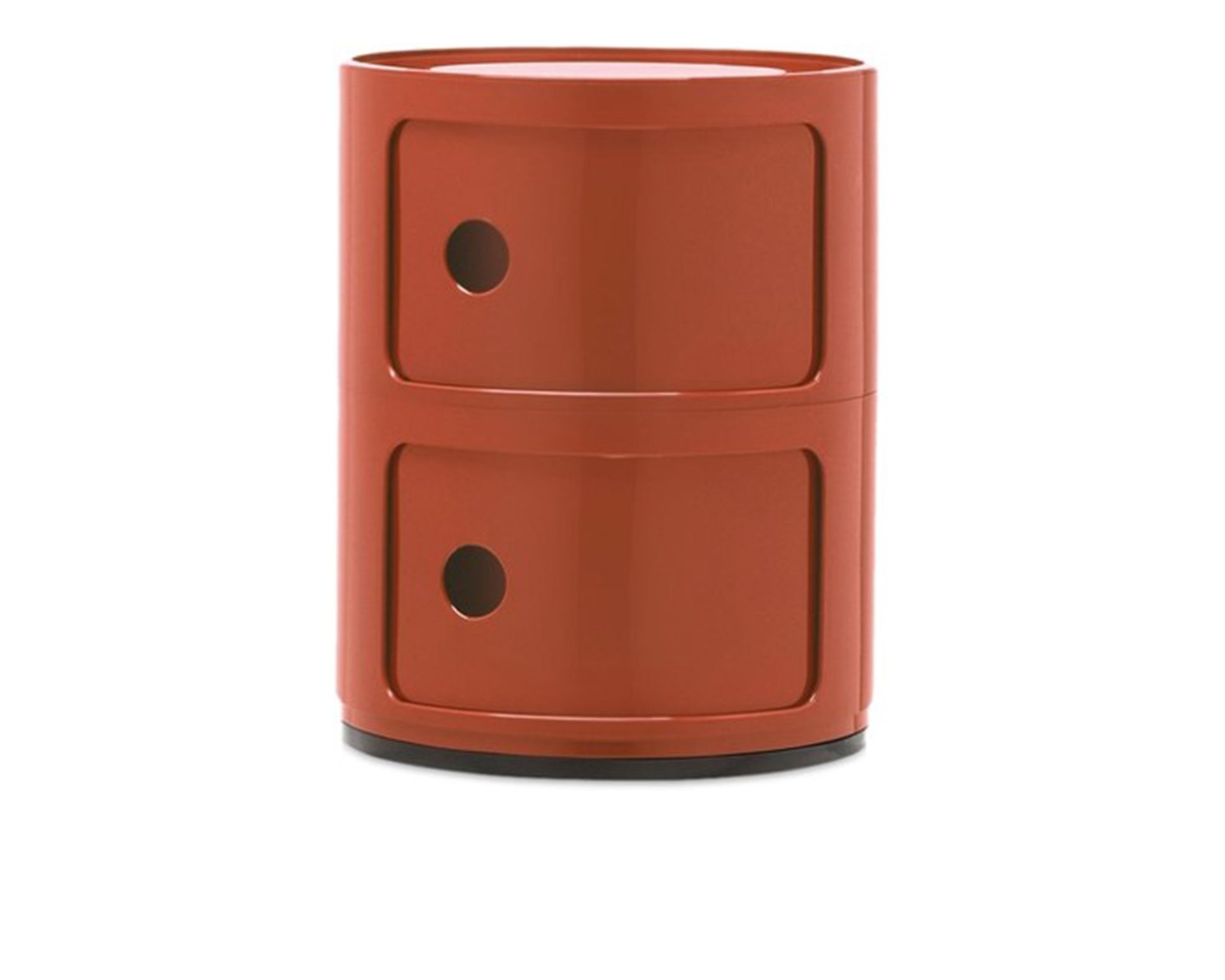 Cassettiera Componibile A Due Elementi Colore Arancio Kartell 185756 90604966am
