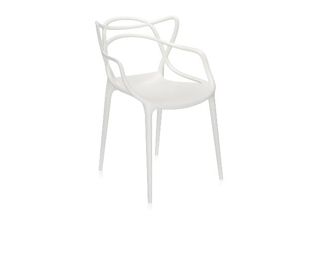 Set Di 4 Sedie Masters Bianche Kartell