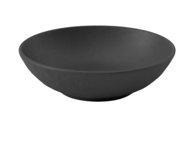 Coppetta macedonia manufacture rock porcellana nero
