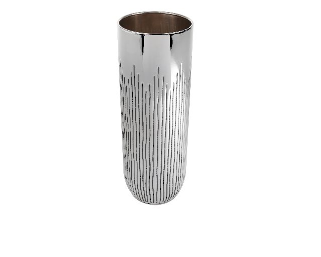 Vase helios silver