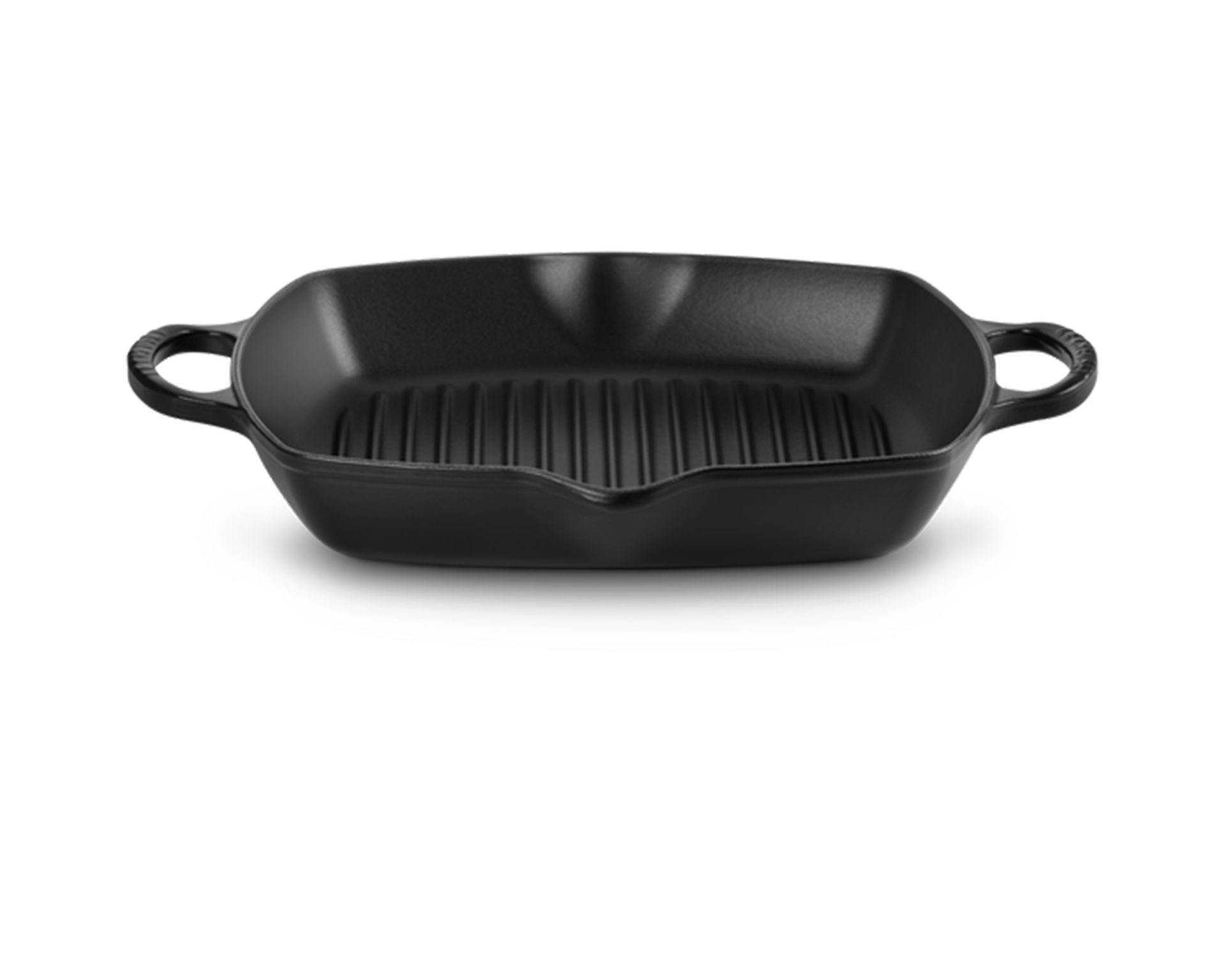 Grill Quadrato Profondo Evolution Ghisa Nero Matt Le Creuset