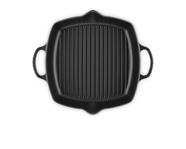 Grill Quadrato Profondo Evolution Ghisa Nero Matt Le Creuset