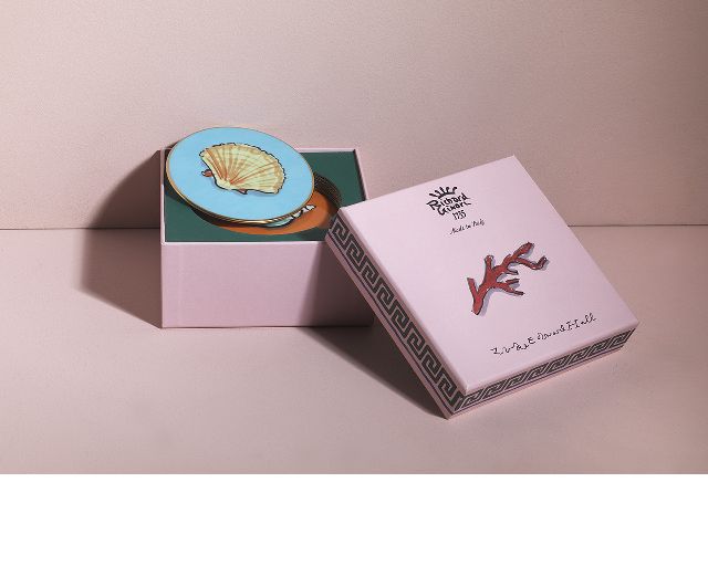 Coaster Set Il Viaggio Di Nettuno Porcelain 4 Pieces Richard Ginori 167616 F01700x68770100b40