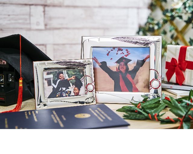 Idea Regalo Laurea Cornice Portafoto Laurea Argento Bilaminato Zanolli 174783 975pfb4002col