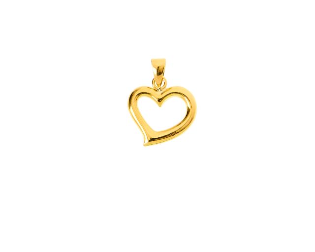Ciondolo cuore oro 750‰