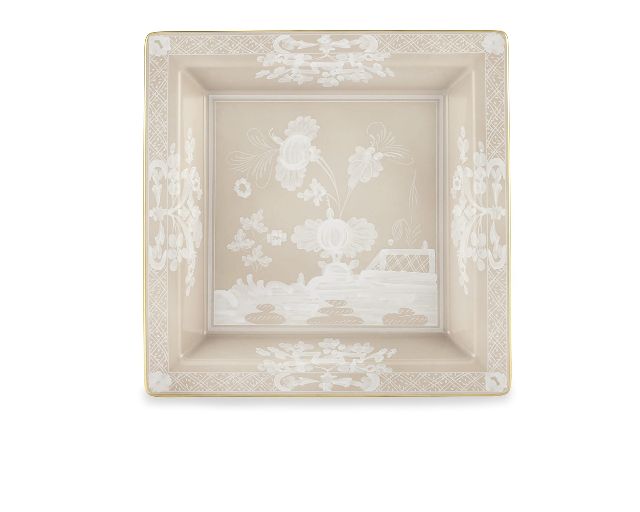 Valet tray oriente italiano meringa porcelain