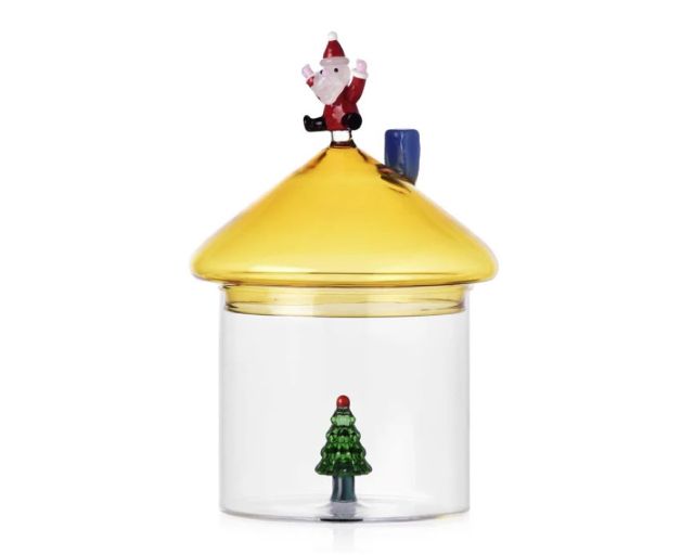 Box santa claus and christma christmas tales