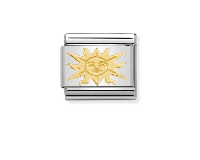Sole composable acciaio e oro